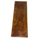 Italian burl walnut art deco console table, 1930s.