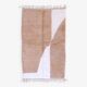 Beige Berber rug in pure wool