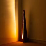 Handmade Mid-Century Modern Light ZENITH Solid Wood Sculptural Floor lamp