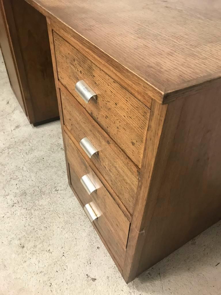 Vintage desk / writing table Old wooden desk 158 x 60 x 80 h