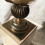 Paire de lampes oeufs style Hollywood Regency