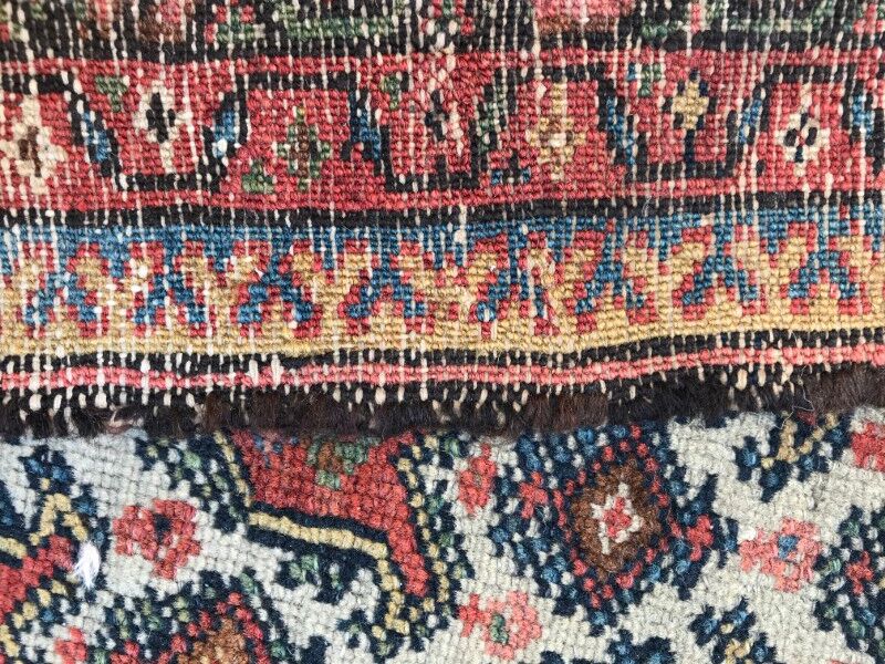 Former carpet Persian Malayer 19th century 135x205cm