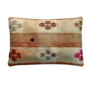 Vintage turkish kilim cushion cover, 30 x 50 cm