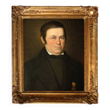 Portrait of an Elegant Gentleman -19th Century Oil Painting