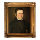 Portrait d'un élégant gentilhomme - Peinture à l'huile du XIXe siècle