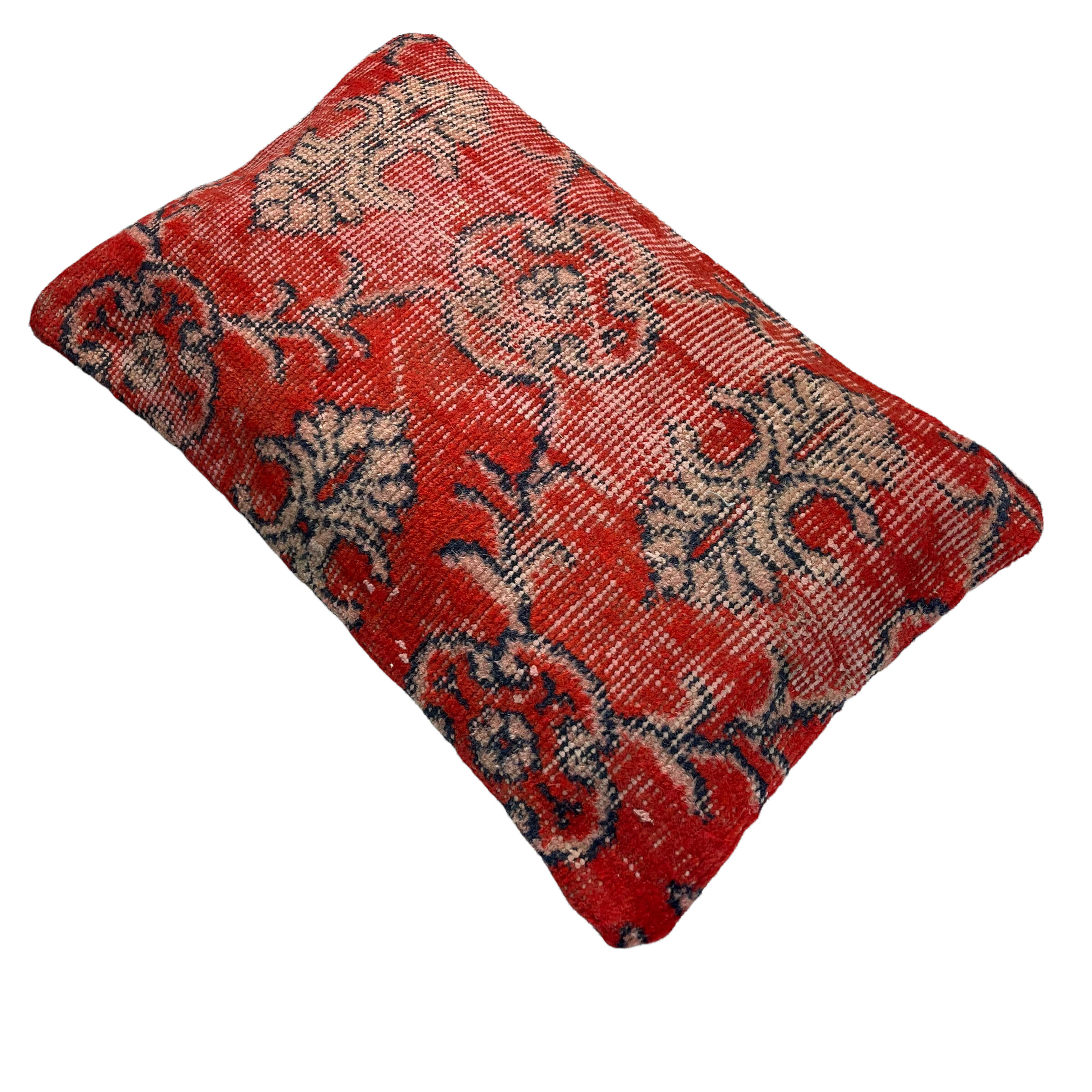 Vintage turkish rug cushion cover , 30 x 50 cm