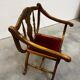 Fauteuil Dagobert, assise rouge
