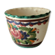 Ceramic planter with a wavy edge - vintage
