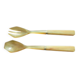 Art deco horn salad servers