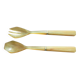 Art deco horn salad servers