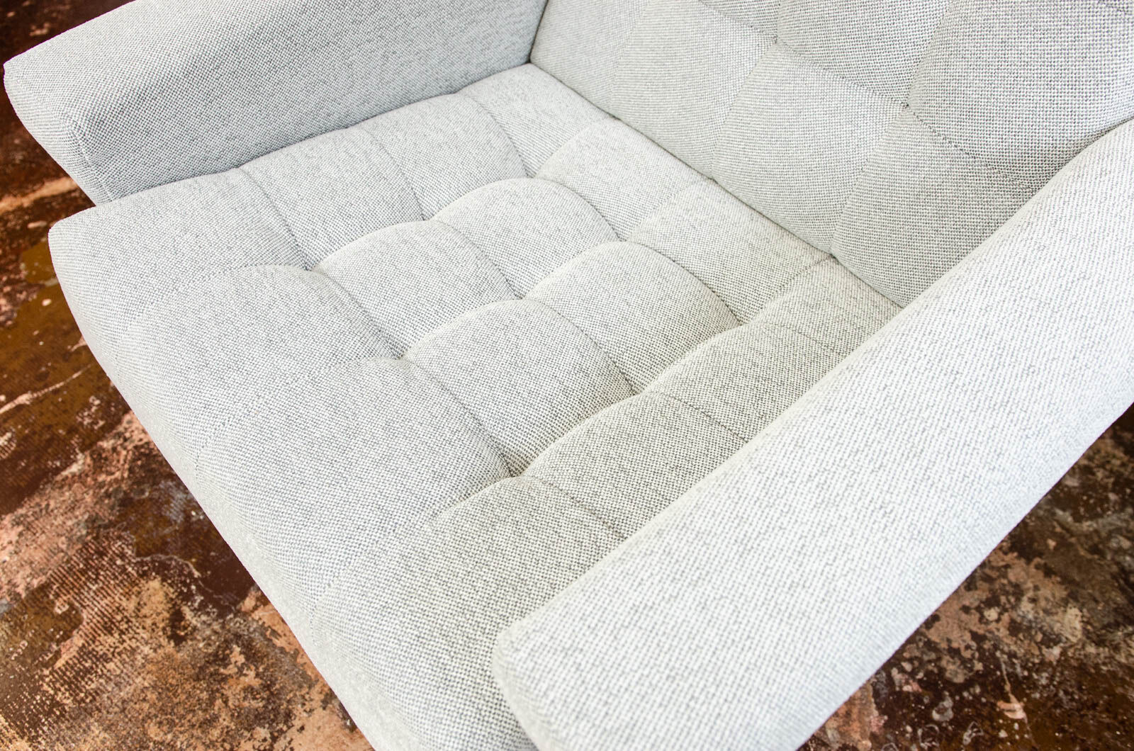 Pair of swivel armchairs 1970's Czechoslovakia