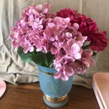Blue granite vase