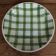 Plat rond mi- creux Moulin Des Loups Modèle "Nappe" Vert