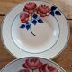 Lot 2 Art Deco plates ▪︎ Hippolyte Boulenger ▪︎ Red Rose