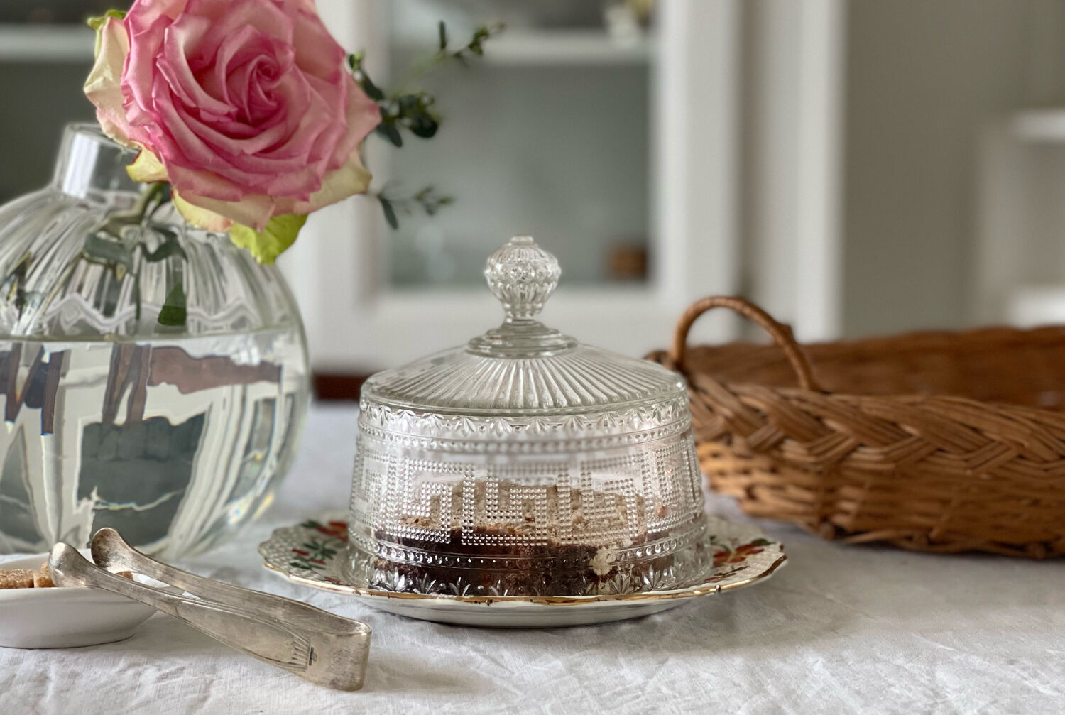 Art deco crystal bell