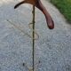 Valet de chambre of the 50s in gilded brass and wood