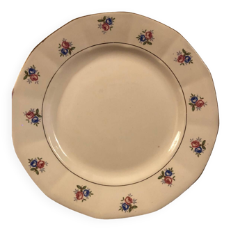 Lot de 15 assiettes plates Digoin Sarreguemines