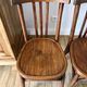 Set of 5 baumann bistro chairs in bent wood stamped xxth