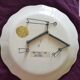 Antique plate, wall-mounted, Malicorne, France