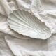 Shell dish in old porcelain