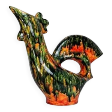 Agnès Bonnet, Escalas ceramics, zoomorphic jug, rooster circa 1960