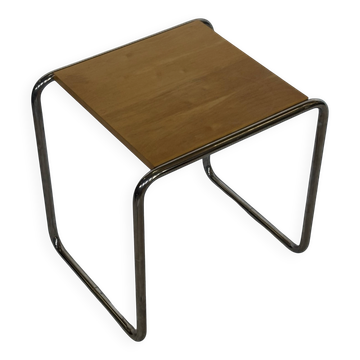 Vintage B9 sidetable / stool by Marcel Breuer, Tecta 1980's Design