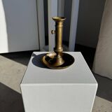 Large adjustable antique gold candlestick H20 D10