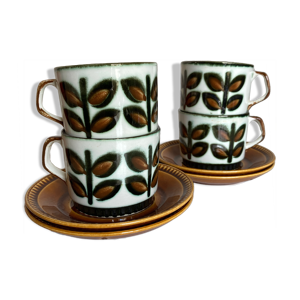 Set de 4 tasses déjeuners
