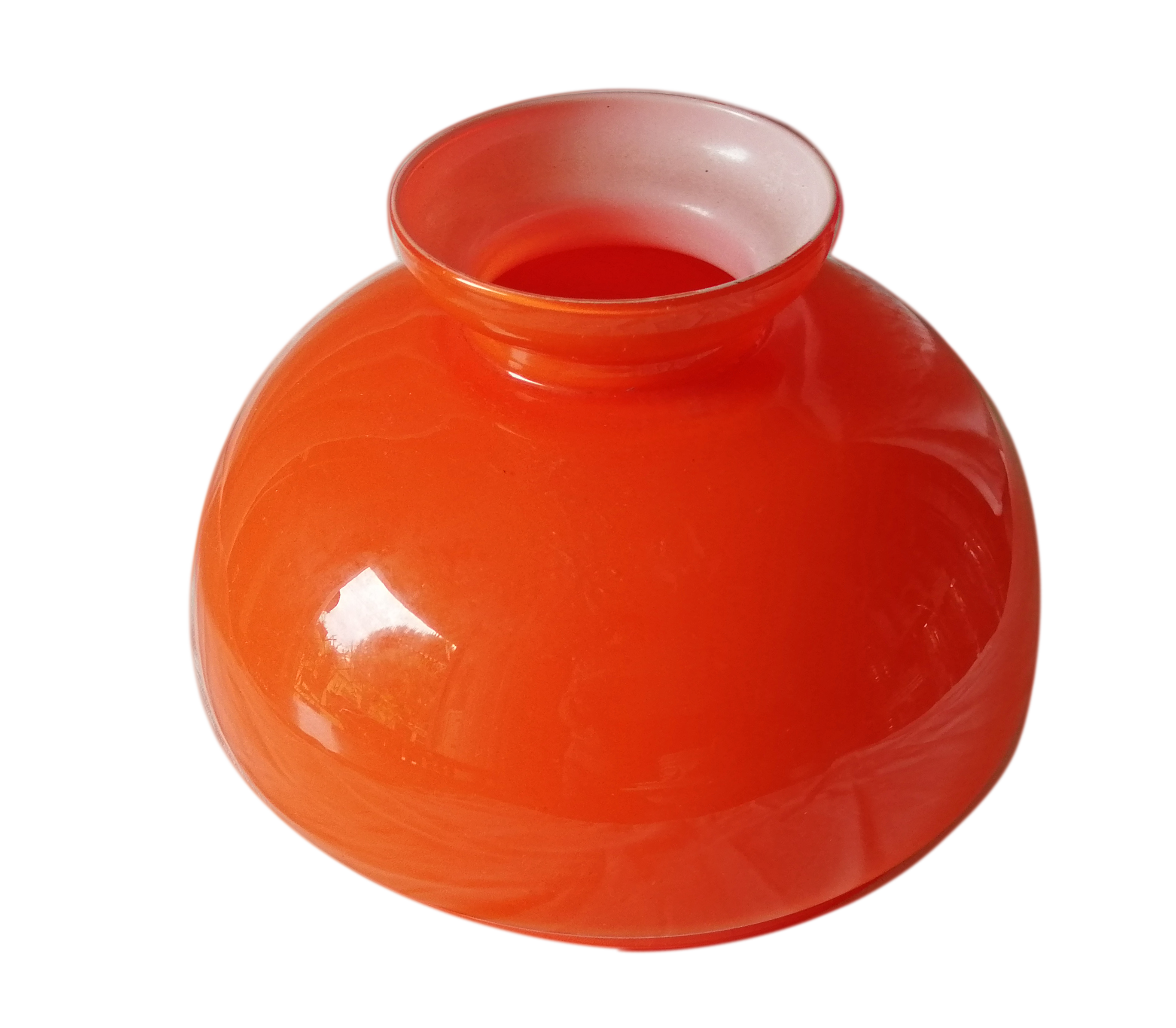 Date offs in vintage orange opaline