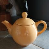 Ocher yellow teapot