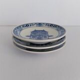 set of 3 decorative plates Delft