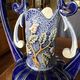 Art Nouveau amphora vase in glazed earthenware (barbotine style)