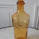 Carafe en verre ambré années 70