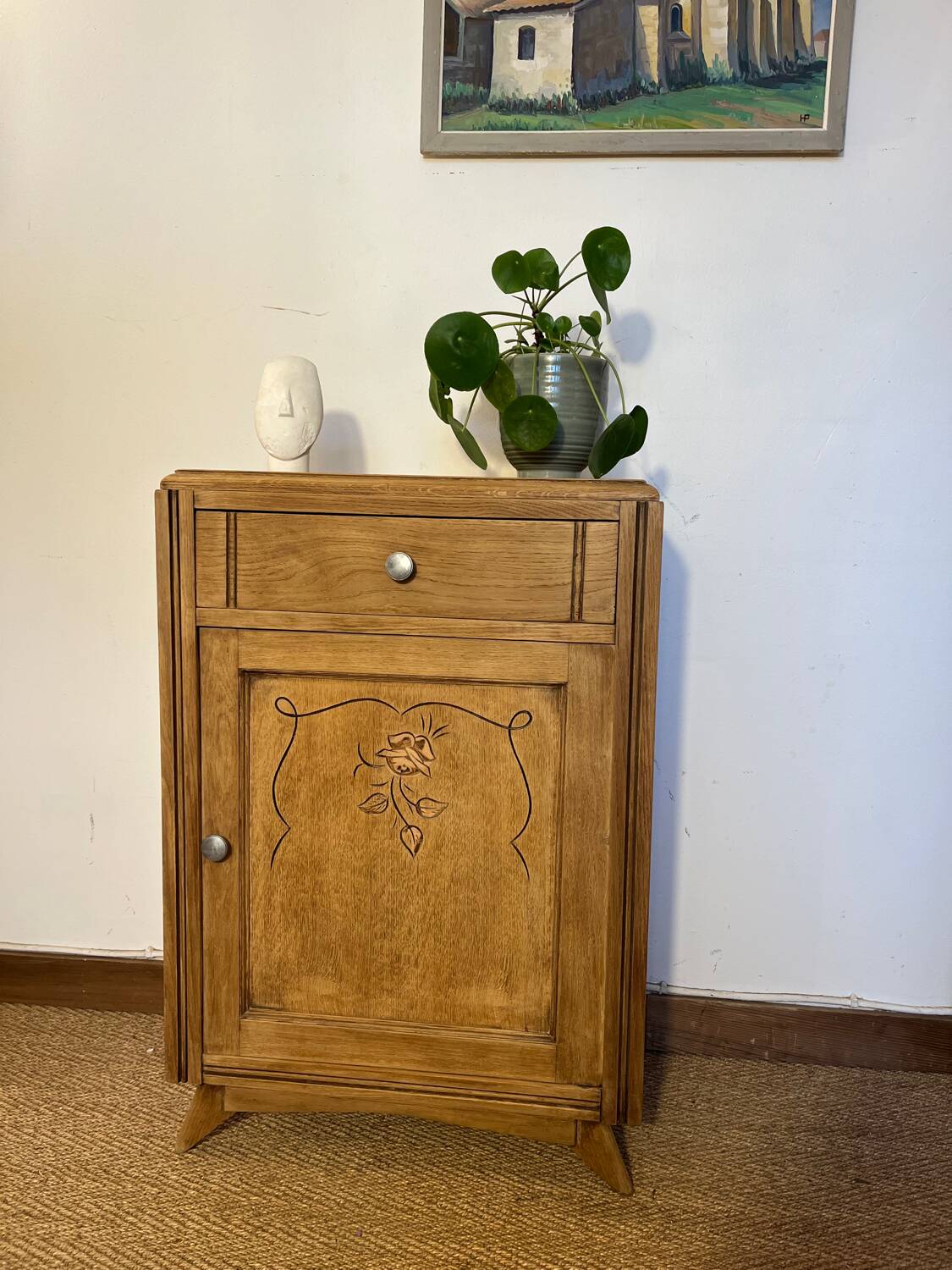 Confiturier vintage solid wood storage unit