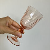 4 Rosaline Luminarc stemmed glasses