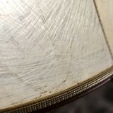 Wood-turned coil lamp, France, mid-20th century.