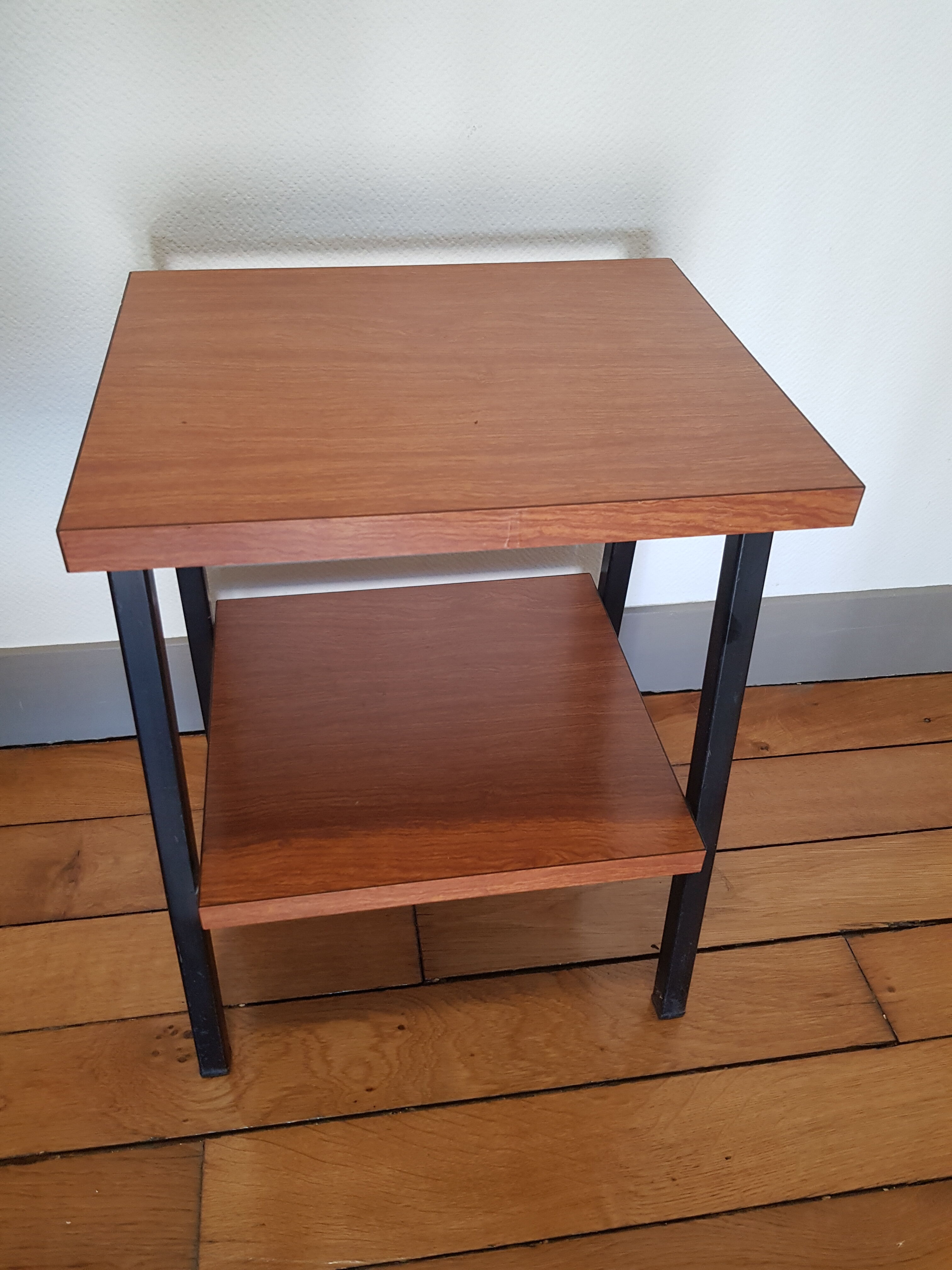 Gueridon metal and formica