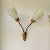 Wall lamp hollywood regency gold, 70s