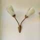 Wall lamp hollywood regency gold, 70s
