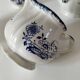 Trio of jugs and cup Sarreguemines Lancaster decoration