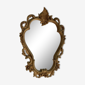 Mirror style golden rocaille