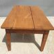 Table basse campagne en Noyer 1 tiroir