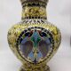 Vase En Majolique Art Nouveau