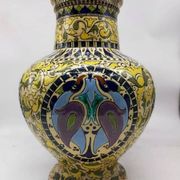 Vase en majolique Art Nouveau
