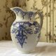Antique art nouveau pitcher, “Orchid” model, signed BFK – Choisy-le-Roi,