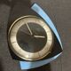 Formica vintage wall clock 70s DAM electic blue black