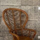 Fauteuil en rotin 1960