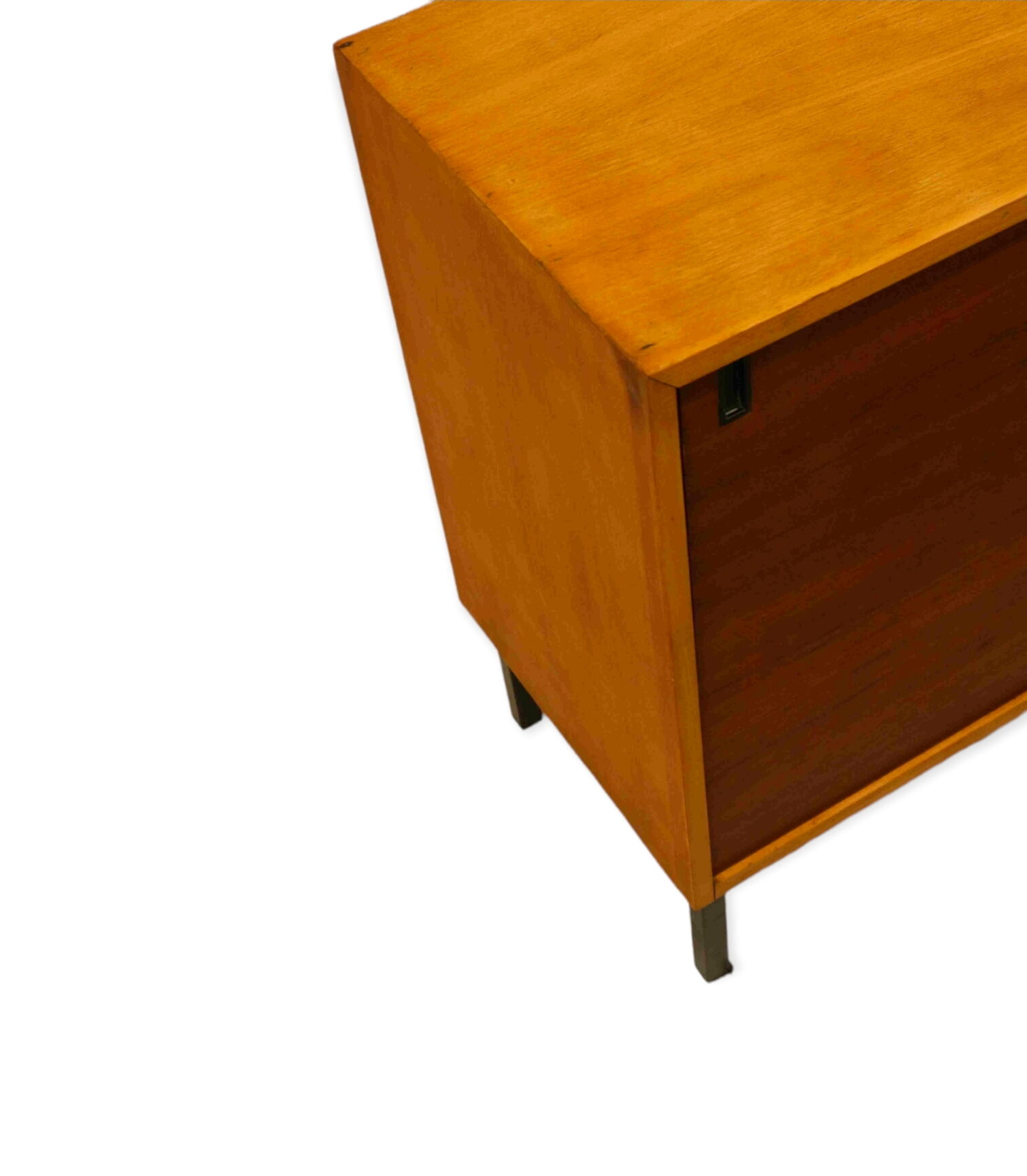 Vintage sideboard with sliding doors made in the 60s