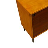 Vintage sideboard with sliding doors made in the 60s