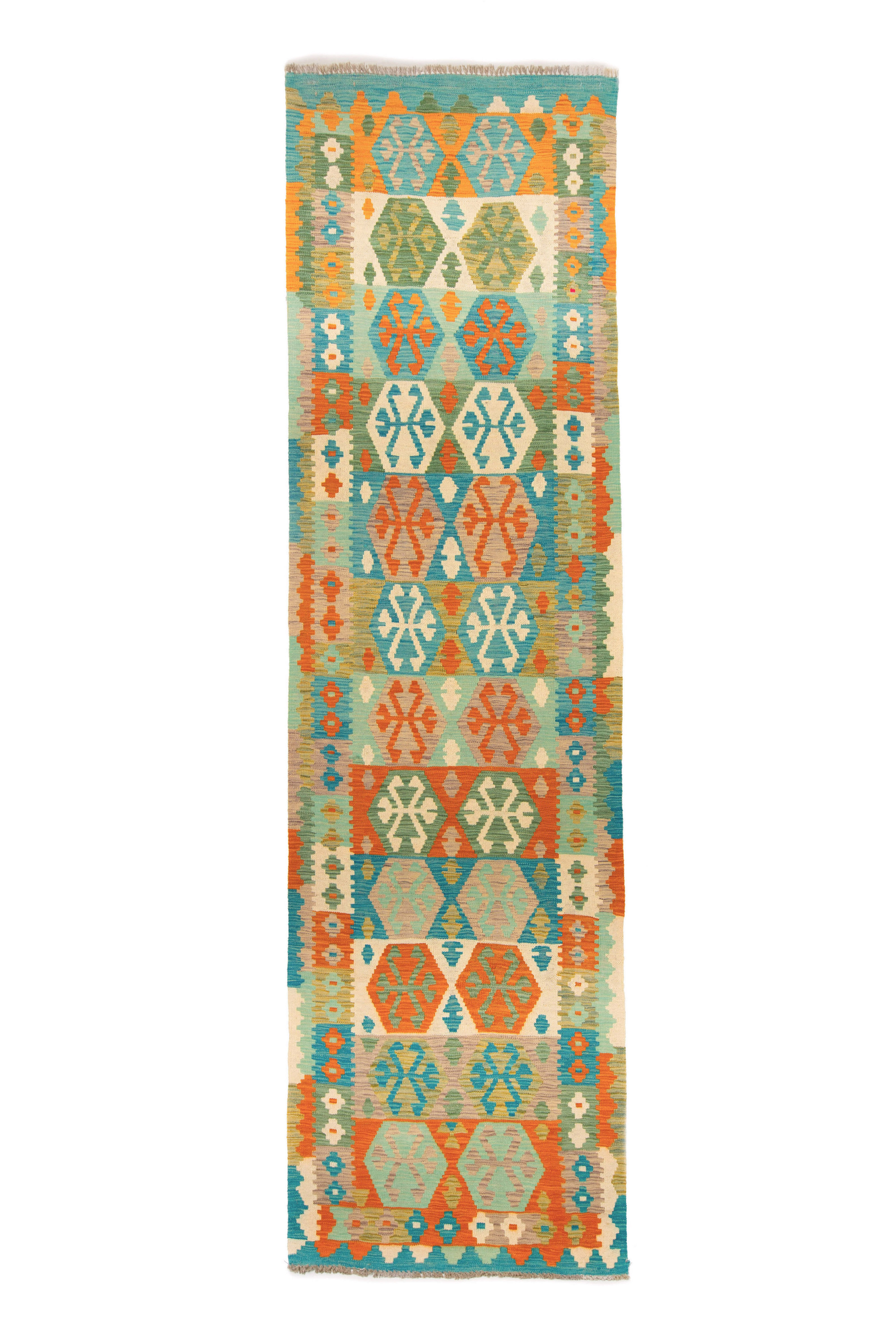 Afghan Kilim 301 x 82 cm